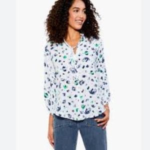 Nic & Zoe NWT Festive Party Shirt